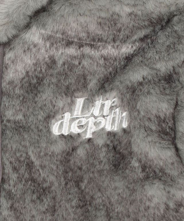 ファーフードロゴブルゾン