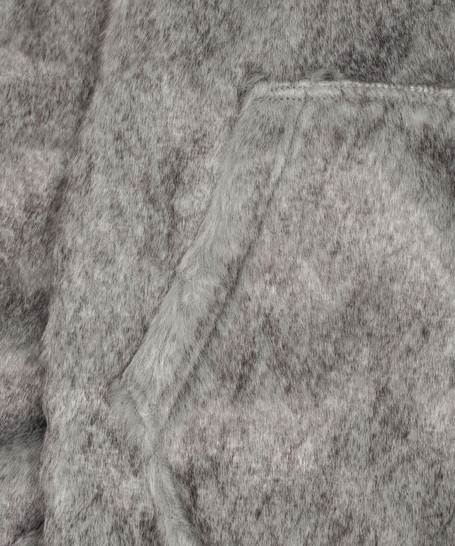 ファーフードロゴブルゾン