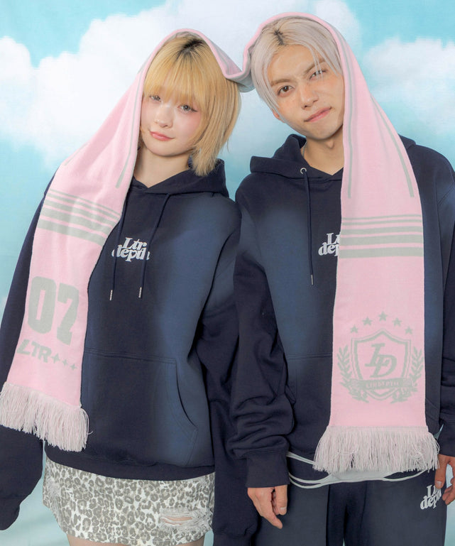 エンブレムサッカーマフラー/ピンクソノタ