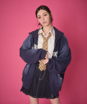 ネイビー　モデル：163cm Mサイズ着用