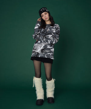 柄１　モデル：163cm Mサイズ着用