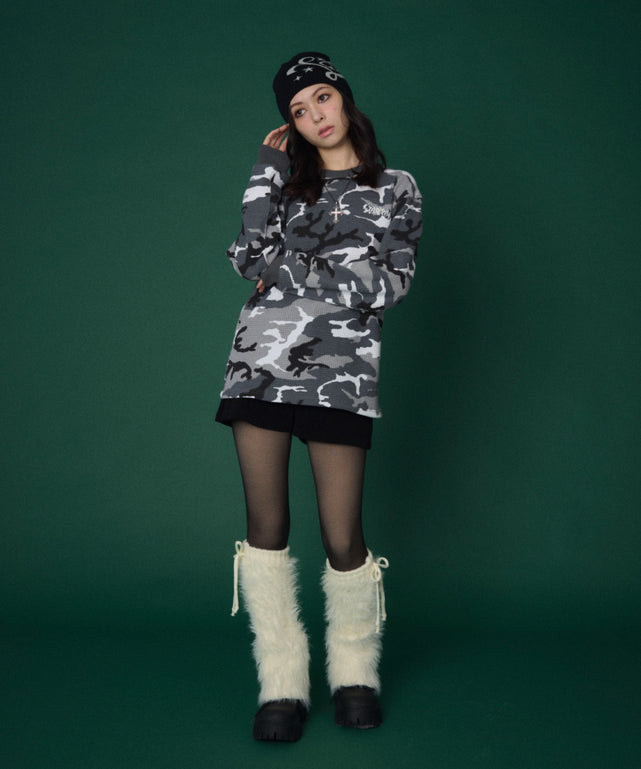 柄１　モデル：163cm Mサイズ着用