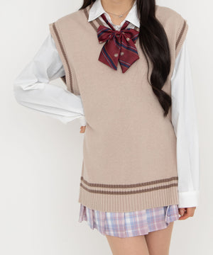 ベージュ モデル：155cm F着用