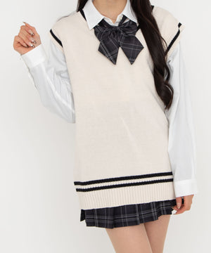 オフホワイト モデル：155cm F着用