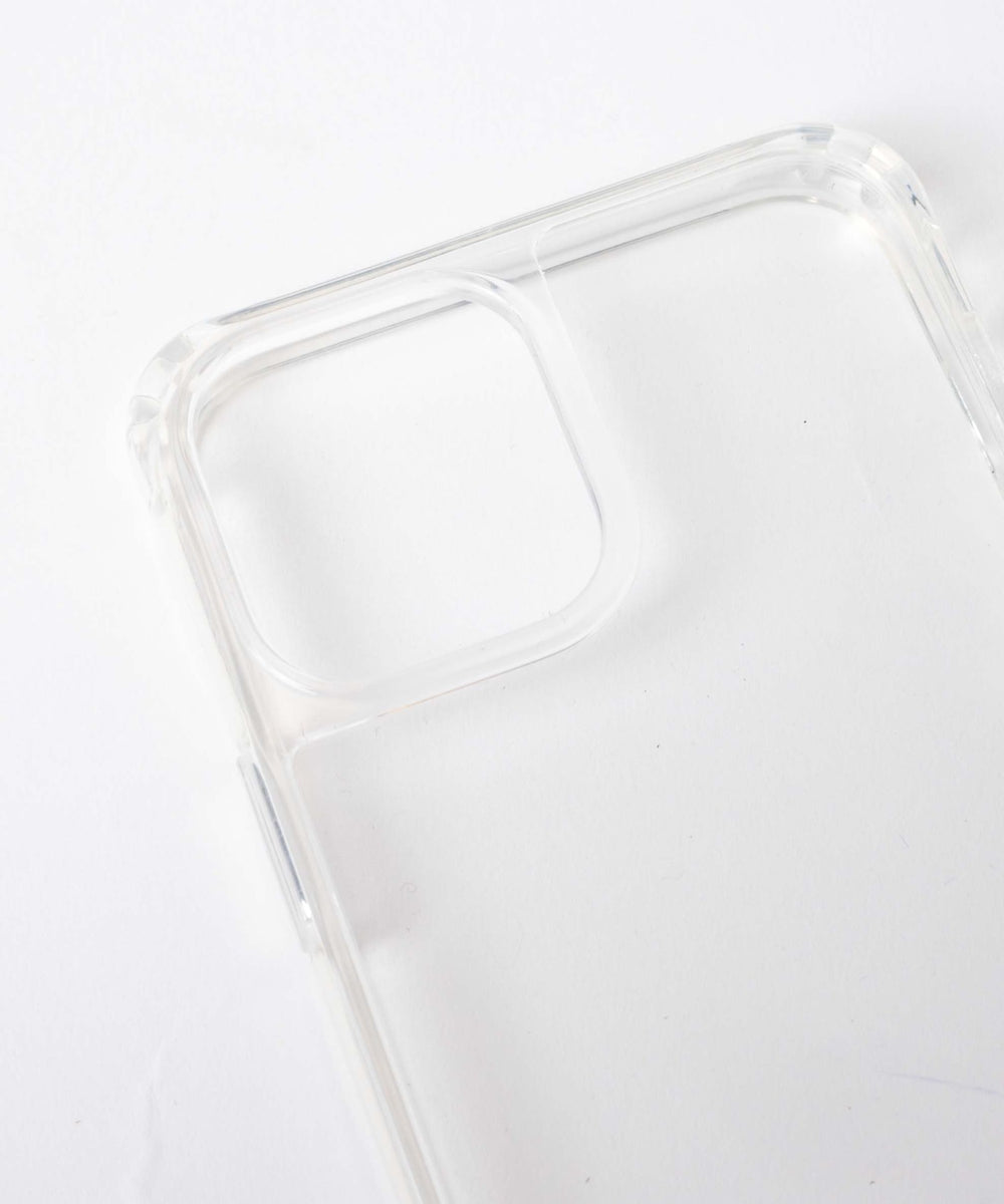 ストラップホール付きクリアiphoneケース