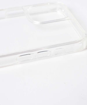 ストラップホール付きクリアiphoneケース