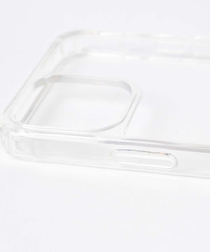 ストラップホール付きクリアiphoneケース