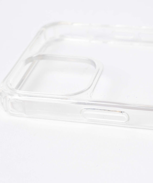 ストラップホール付きクリアiphoneケース