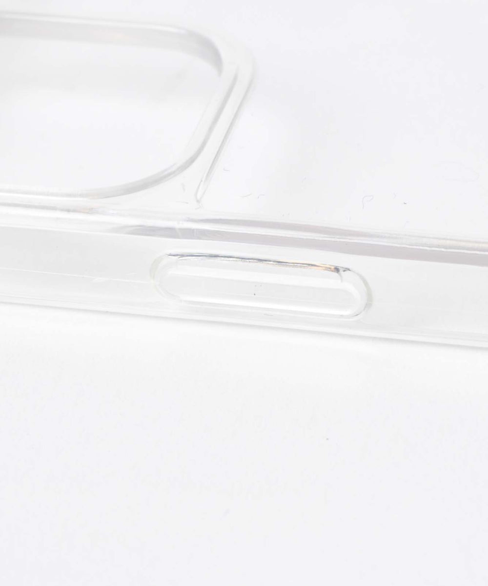 ストラップホール付きクリアiphoneケース