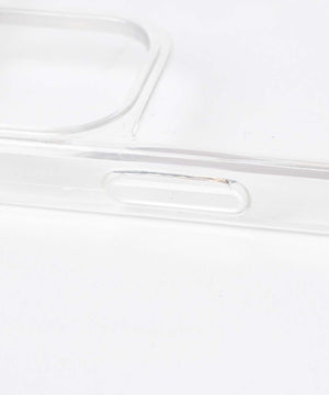 ストラップホール付きクリアiphoneケース