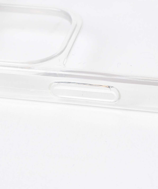 ストラップホール付きクリアiphoneケース