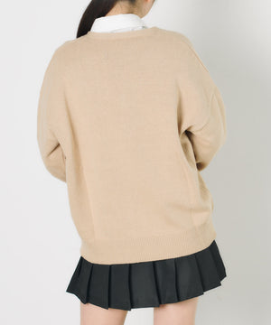 ベージュ モデル：160cm F着用