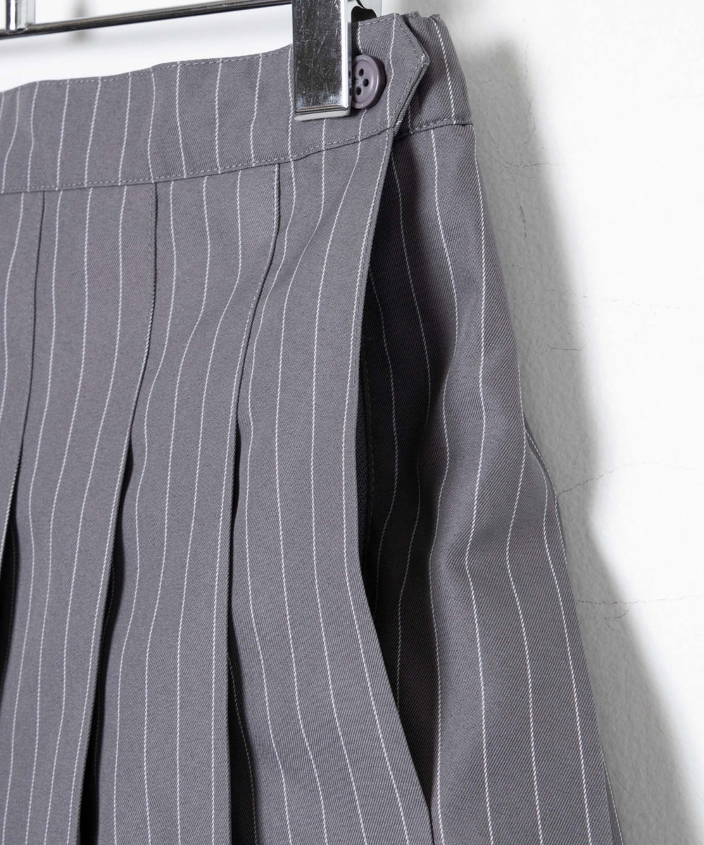 ポケット付きパターンプリーツスカート