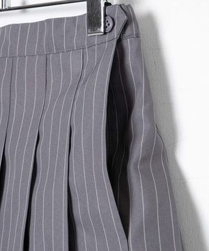 ポケット付きパターンプリーツスカート