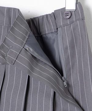 ポケット付きパターンプリーツスカート