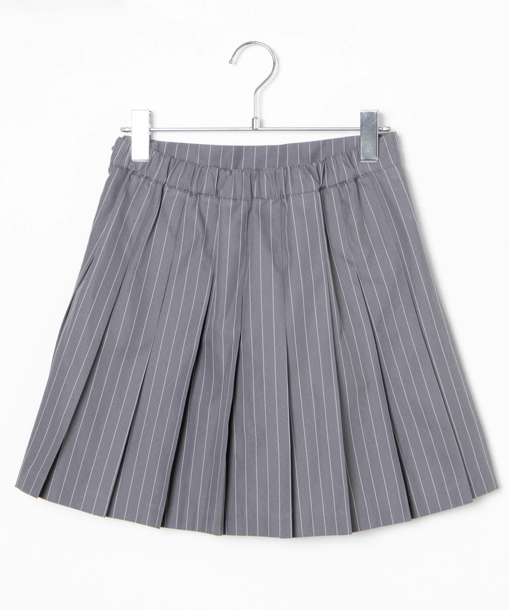 ポケット付きパターンプリーツスカート