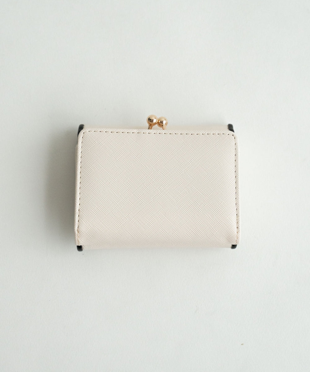 パイピングガマ口ウォレット