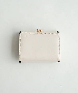 パイピングガマ口ウォレット