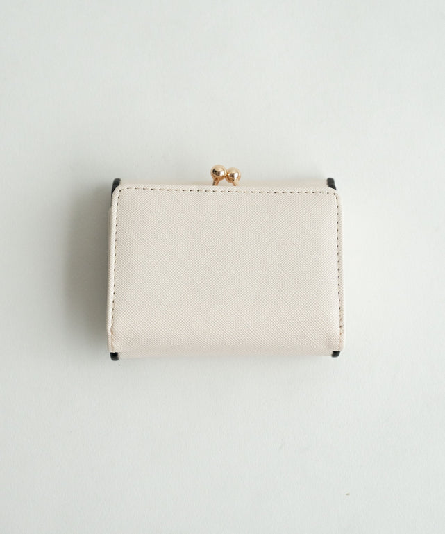 パイピングガマ口ウォレット