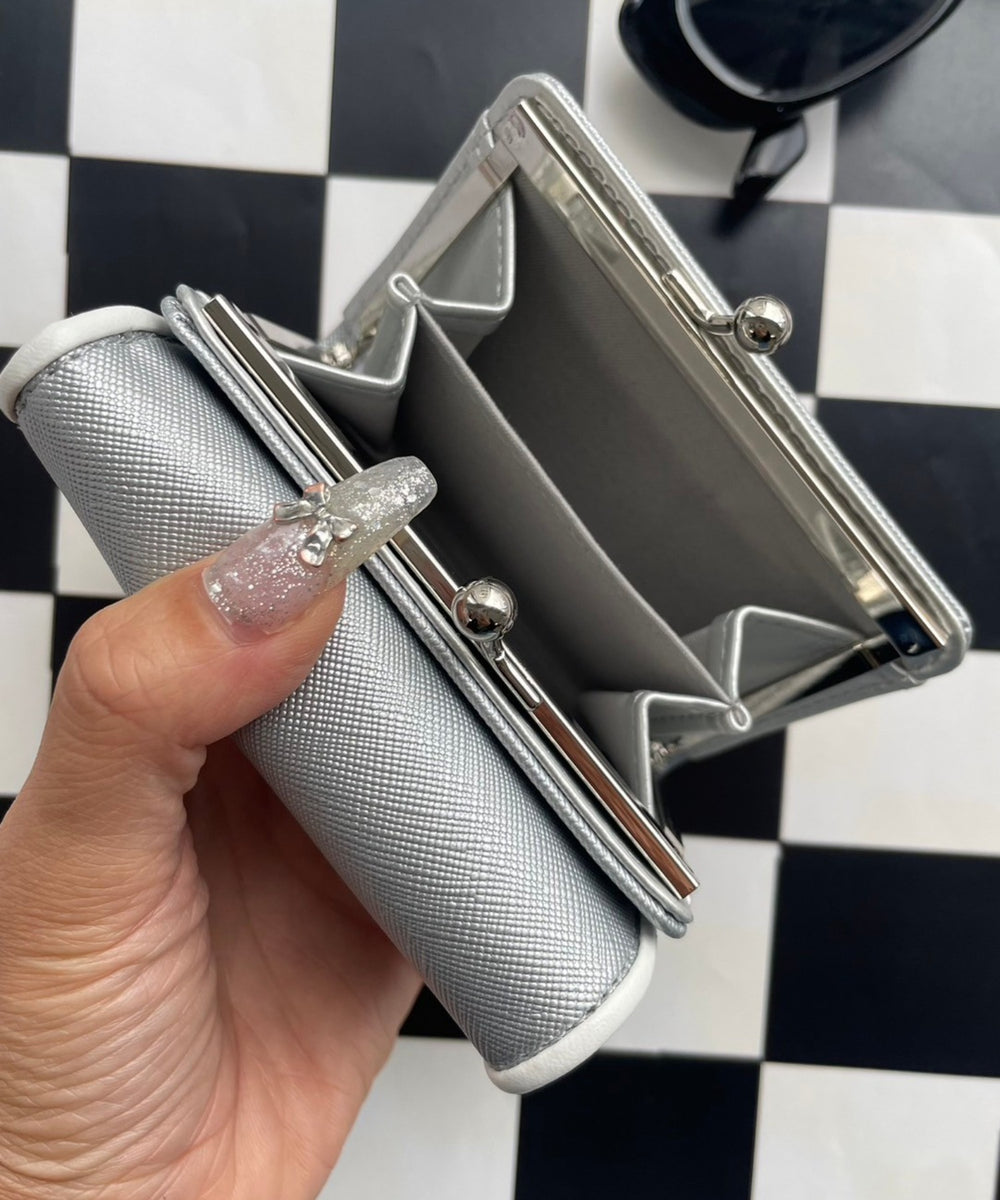 パイピングガマ口ウォレット