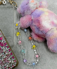 ビーズストラップキーホルダーA