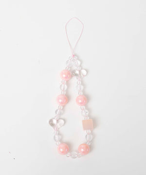 ビーズストラップキーホルダーB