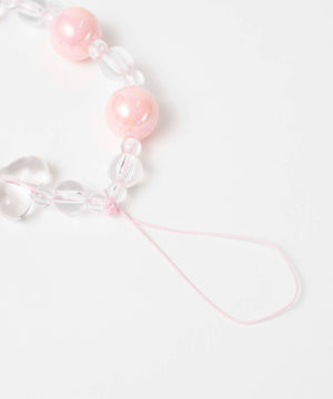 ビーズストラップキーホルダーB