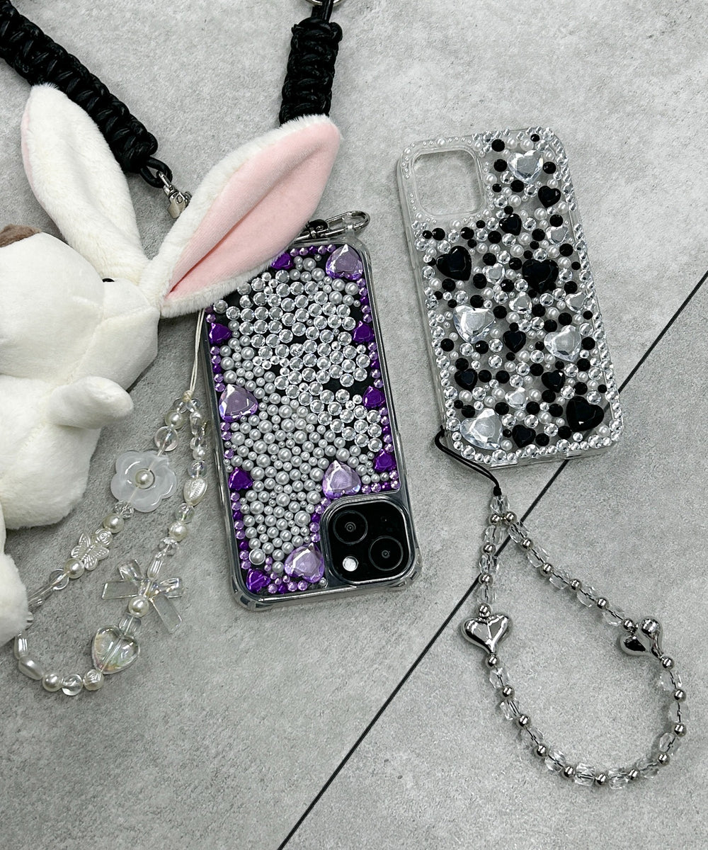 ビーズストラップキーホルダーB