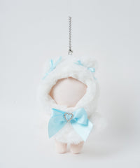 ネコ（ホワイト×サックス） / F