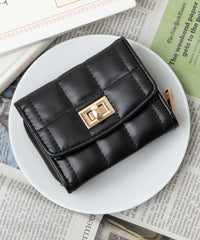 パイピングキルティングウォレット