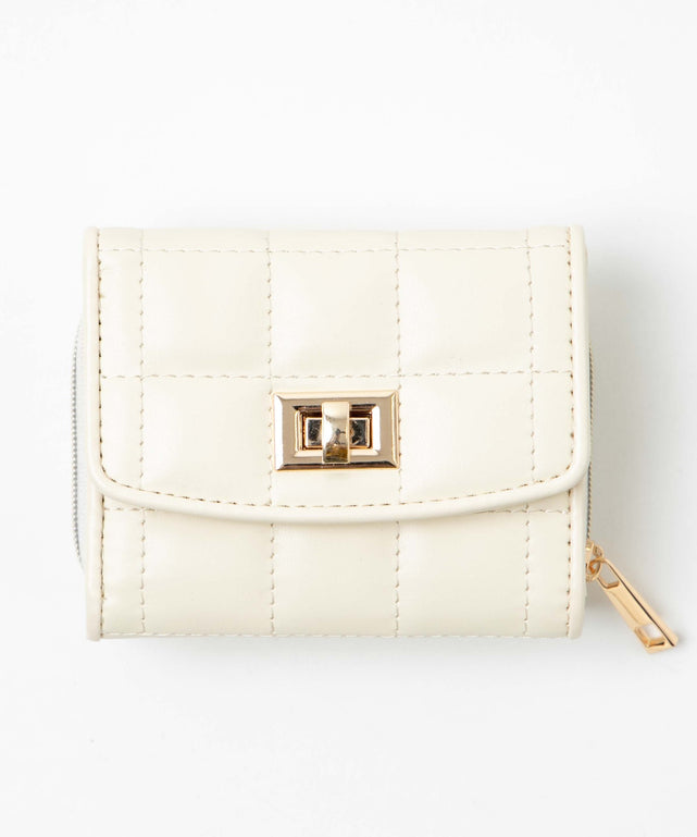 パイピングキルティングウォレット