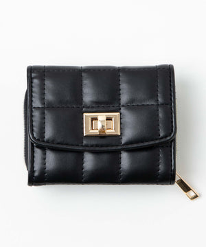 パイピングキルティングウォレット