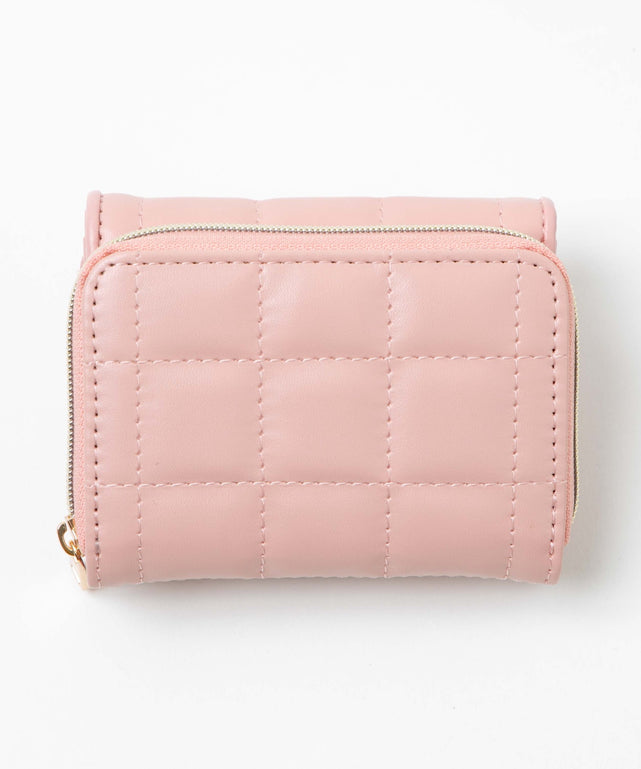 パイピングキルティングウォレット