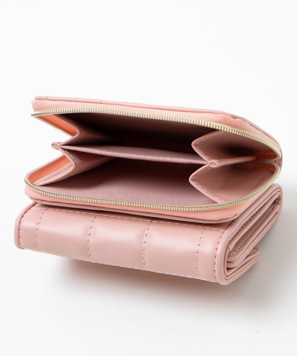 パイピングキルティングウォレット