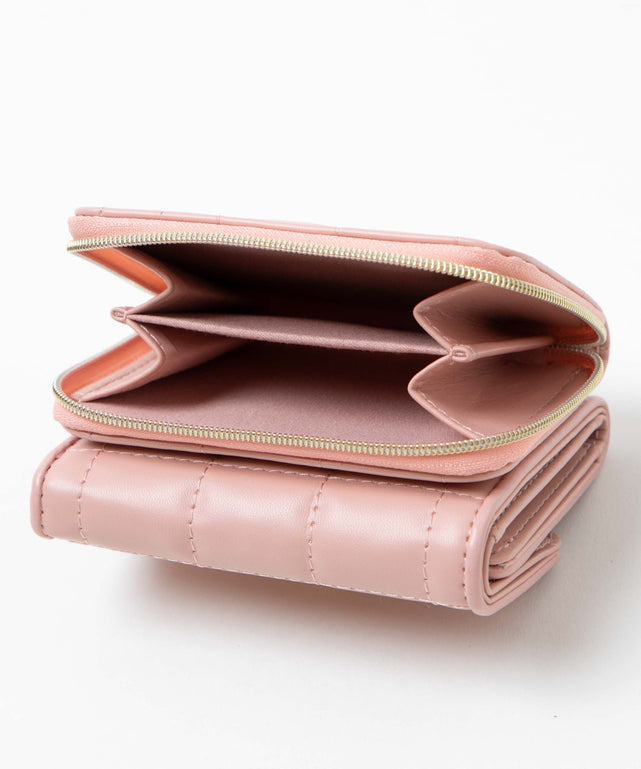 パイピングキルティングウォレット