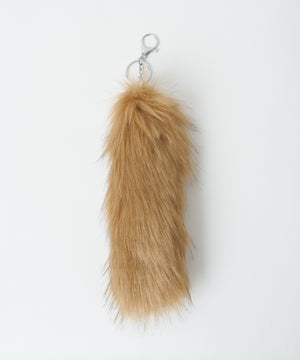 ファーしっぽキーホルダー
