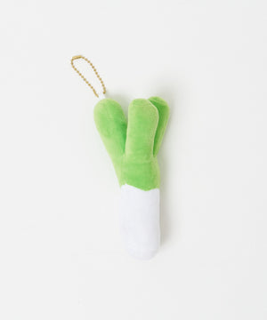 ネギぬいぐるみキーホルダー