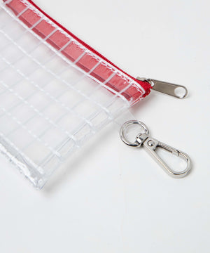 カラーテープクリアポーチ