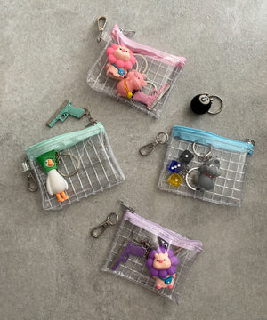 カラーテープクリアポーチ