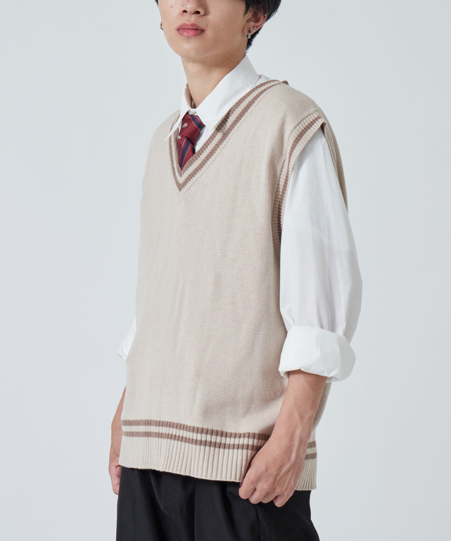 ベージュ モデル:176cmM着用