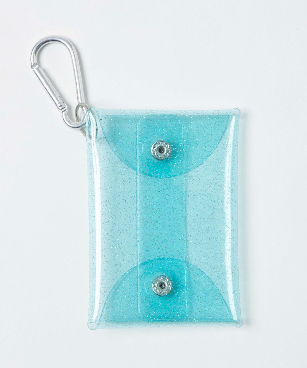 カラビナ付きミニポーチ