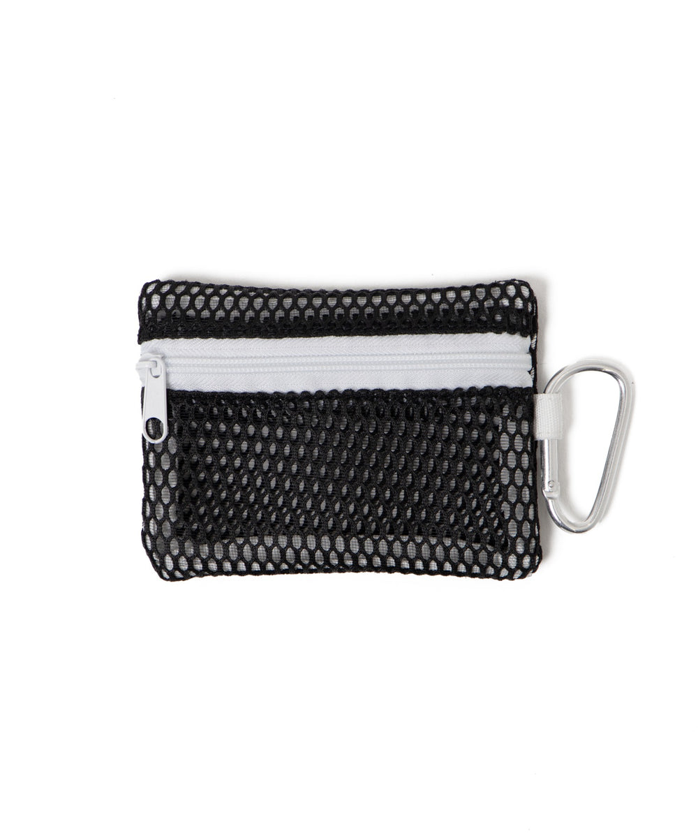 メッシュ配色ポーチ