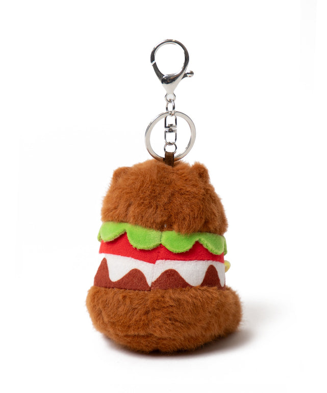 バーガーカピバラぬいぐるみキーホルダー