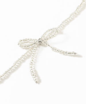 チビリボンビーズストラップ