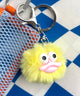 ミニくわくわモンスターぬいぐるみキーホルダー/イエロー
