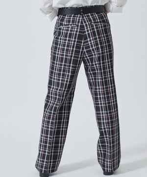 ブラックチェック2（ピンクポイント）モデル：160cm / Lサイズ