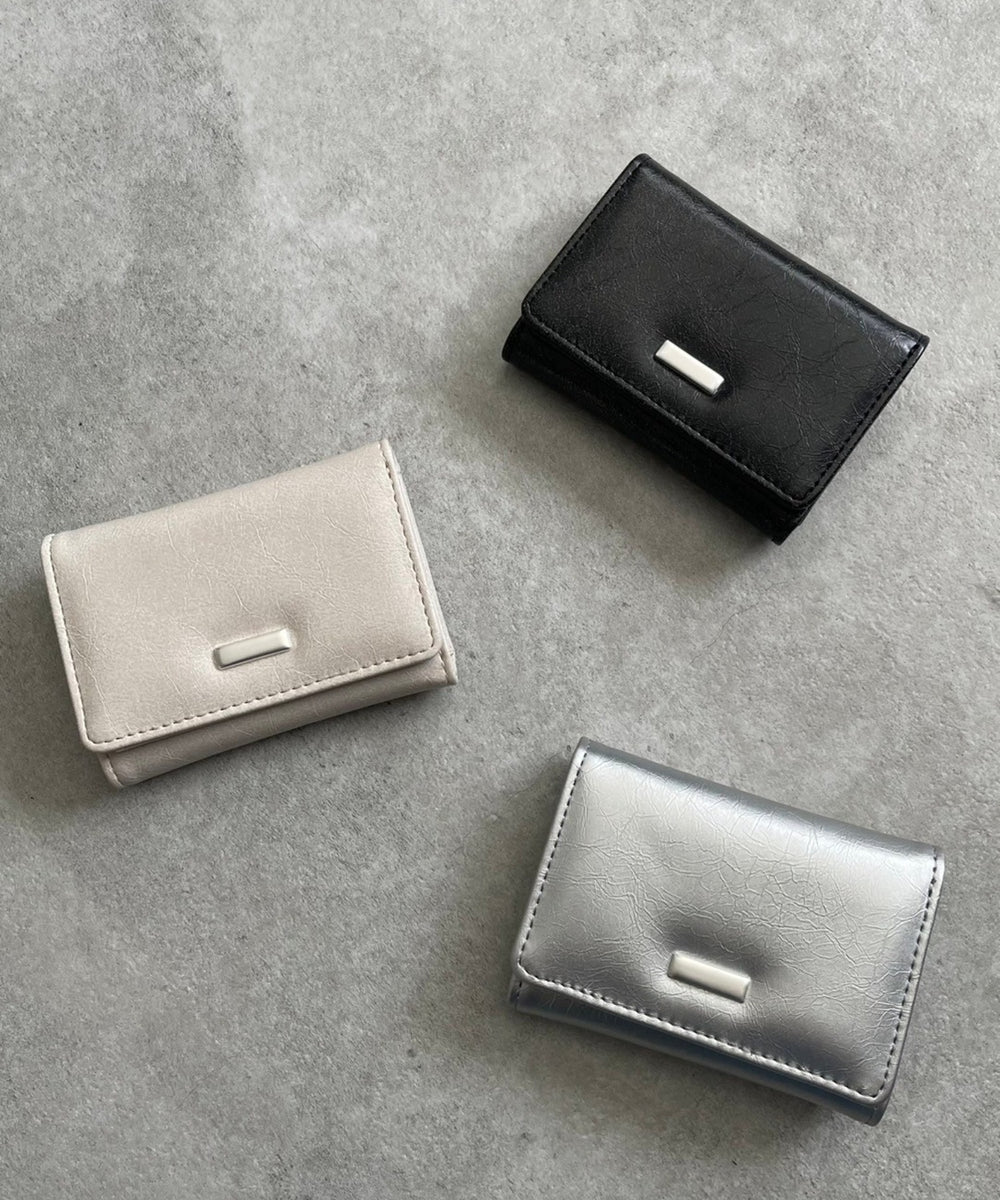 プレートフラップミニウォレット