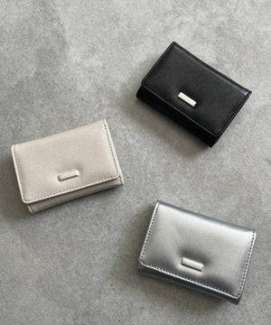 プレートフラップミニウォレット