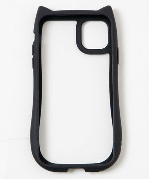 猫耳フレームiphoneケース（ブラック）