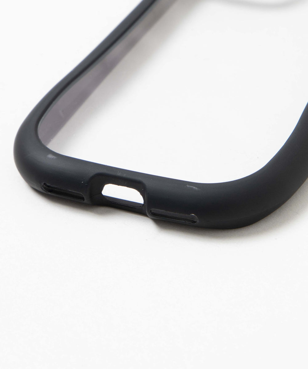 猫耳フレームiphoneケース（ブラック）